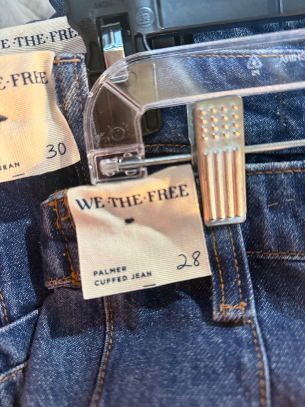 Free People We the Free Palmer Cuffed Jeans - Picture 4 of 6